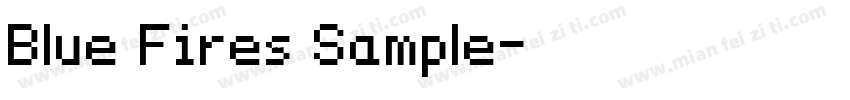 Blue Fires Sample字体转换